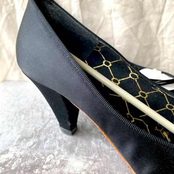 Zara || black satin shoes. Size EU 40, US 9 - Picture 2 of 5